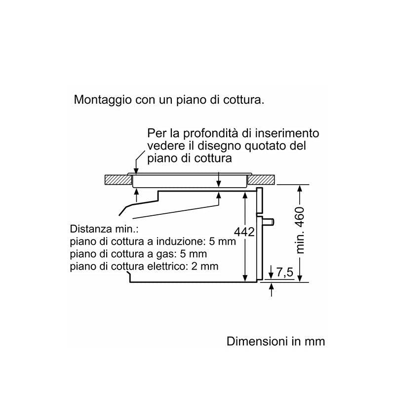 Forno compatto a vapore Siemens iQ700 CS858GRB7 - Brand_Siemens, Tipologia_A vapore, Tipologia_Forno - Elettrodomestici da incasso - Siemens