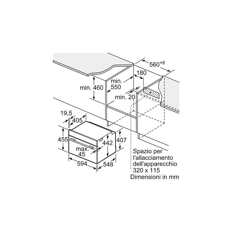 Forno compatto combinato a microonde Siemens iQ700 CM836GPB6 - Brand_Siemens, Tipologia_Forno, tipologia_microonde - Elettrodomestici da incasso - Siemens