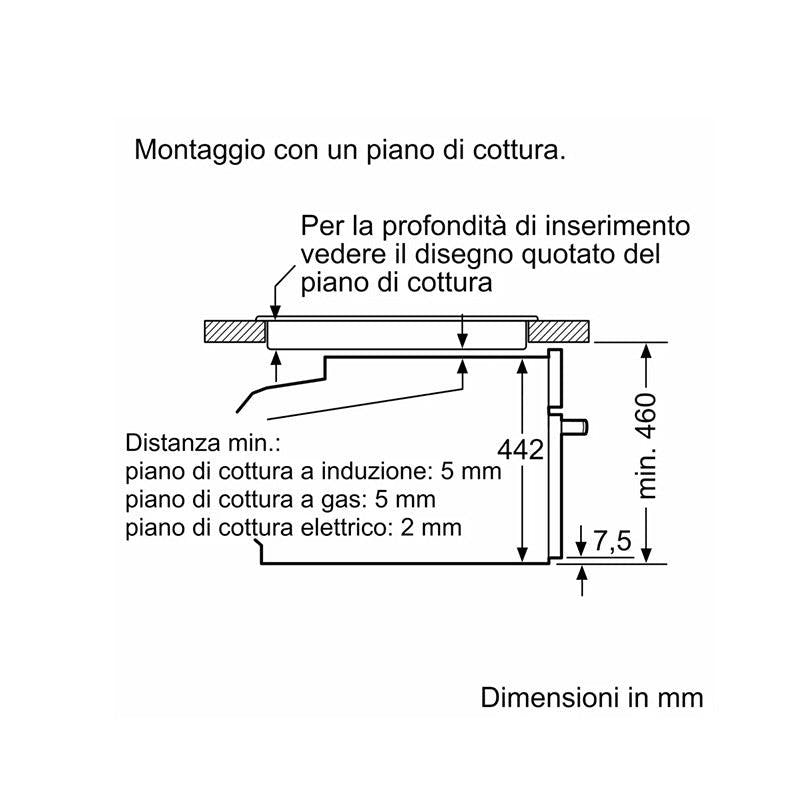 Forno compatto combinato a microonde Siemens iQ700 CM836GPB6 - Brand_Siemens, Tipologia_Forno, tipologia_microonde - Elettrodomestici da incasso - Siemens