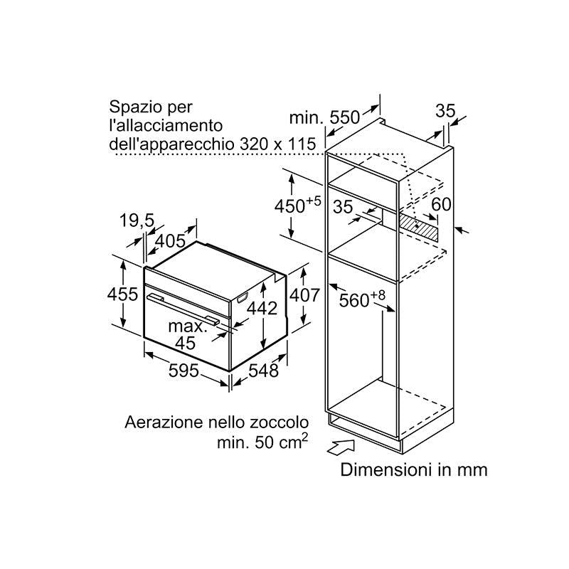 Forno compatto combinato a microonde Siemens iQ700 CM836GPB6 - Brand_Siemens, Tipologia_Forno, tipologia_microonde - Elettrodomestici da incasso - Siemens
