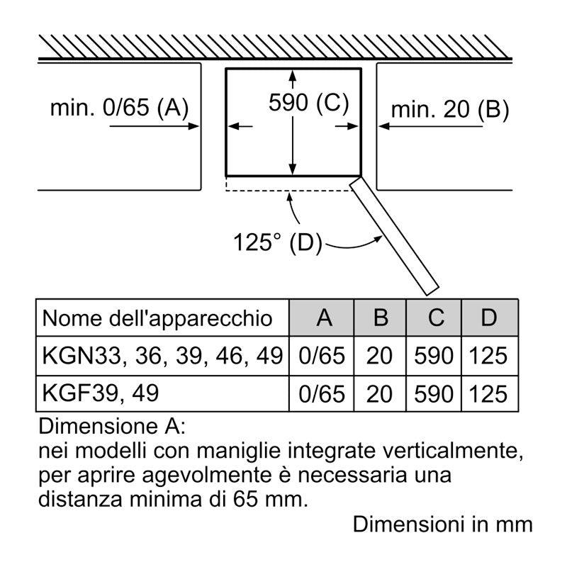 Frigorifero Siemens KG39NXXEB - Brand_Siemens, Tipologia_Frigorifero - Elettrodomestici a libera installazione - Siemens