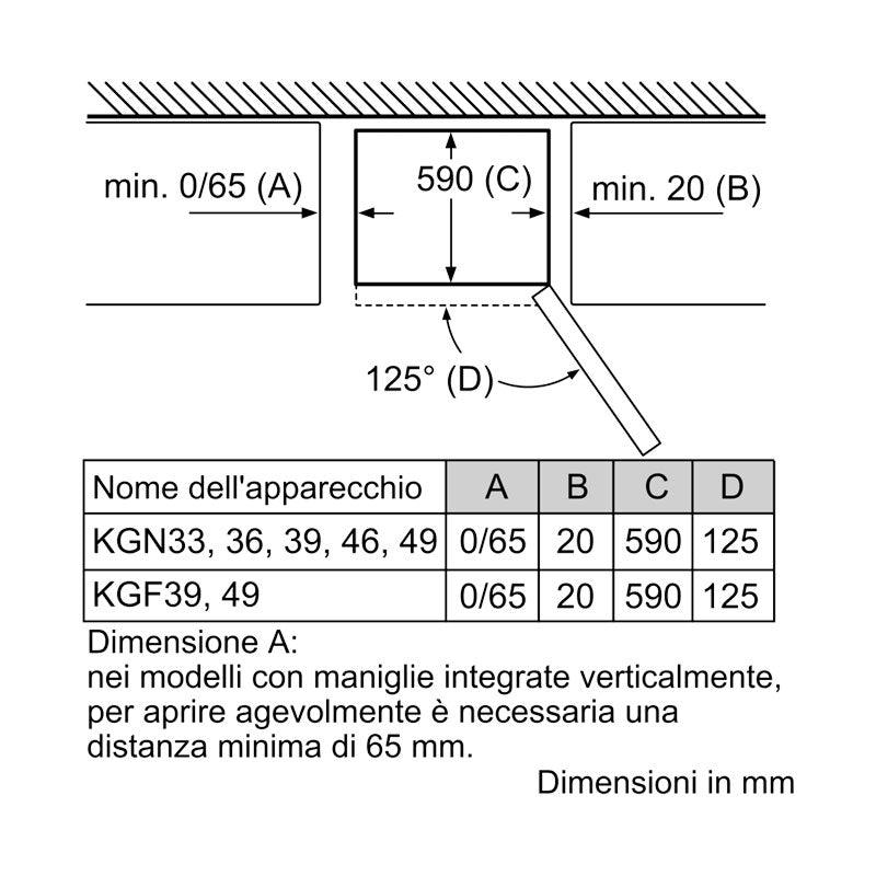 Frigorifero Siemens KG36NVIEC - Brand_Siemens, Tipologia_Frigorifero - Elettrodomestici a libera installazione - Siemens