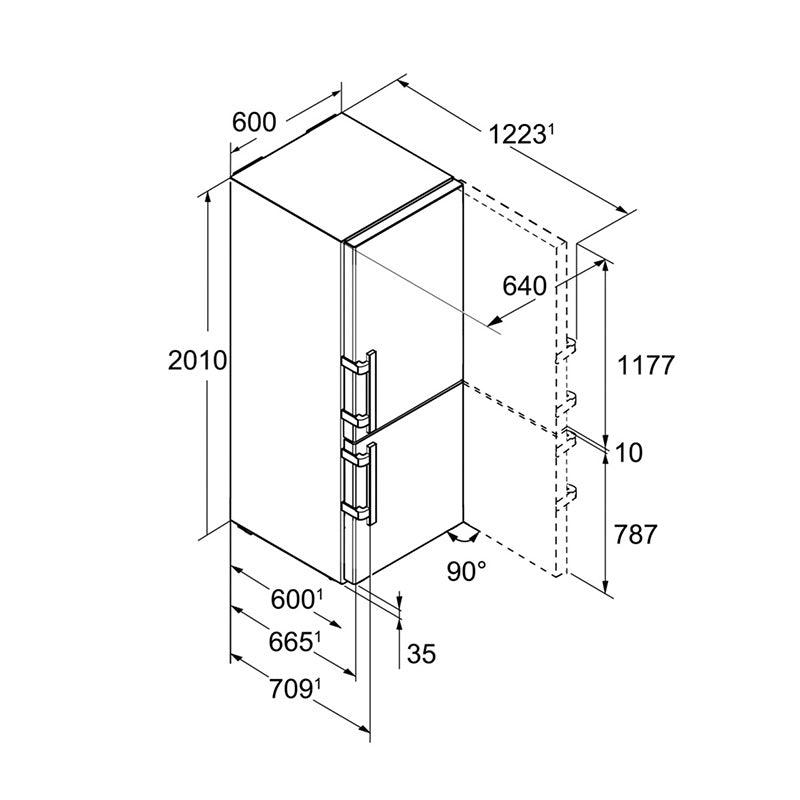 Frigorifero Liebherr CBNbs 4835 - Brand_Liebherr, Tipologia_Frigorifero - Elettrodomestici a libera installazione - Liebherr