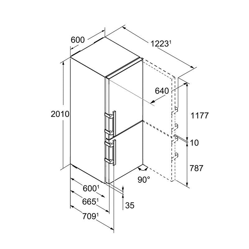 Frigorifero Liebherr CBNef 4835 - Brand_Liebherr, Tipologia_Frigorifero - Elettrodomestici a libera installazione - Liebherr