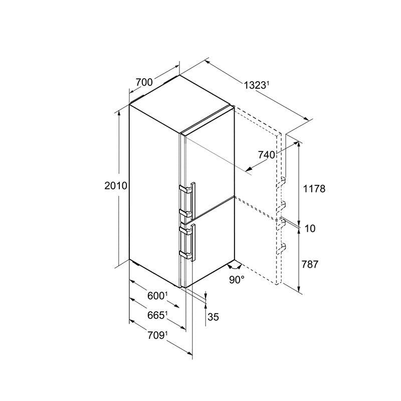 Frigorifero Liebherr CBNes 5778 - Brand_Liebherr, Tipologia_Frigorifero - Elettrodomestici a libera installazione - Liebherr