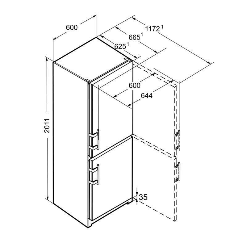 Frigorifero Liebherr CNbs 4015 - Brand_Liebherr, Tipologia_Frigorifero - Elettrodomestici a libera installazione - Liebherr