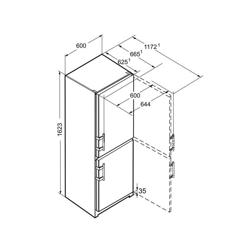Frigorifero Liebherr CNef 3115 - Brand_Liebherr, Tipologia_Frigorifero - Elettrodomestici a libera installazione - Liebherr