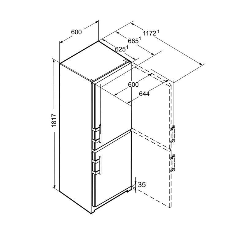 Frigorifero Liebherr CNef 3515 - Brand_Liebherr, Tipologia_Frigorifero - Elettrodomestici a libera installazione - Liebherr