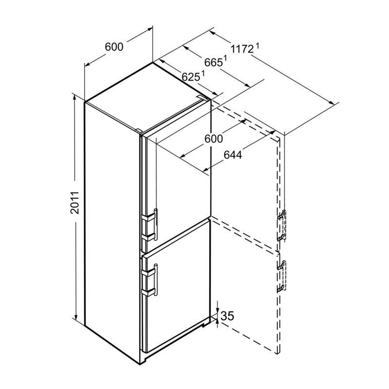 Frigorifero Liebherr CNef 4015 - Brand_Liebherr, Tipologia_Frigorifero - Elettrodomestici a libera installazione - Liebherr