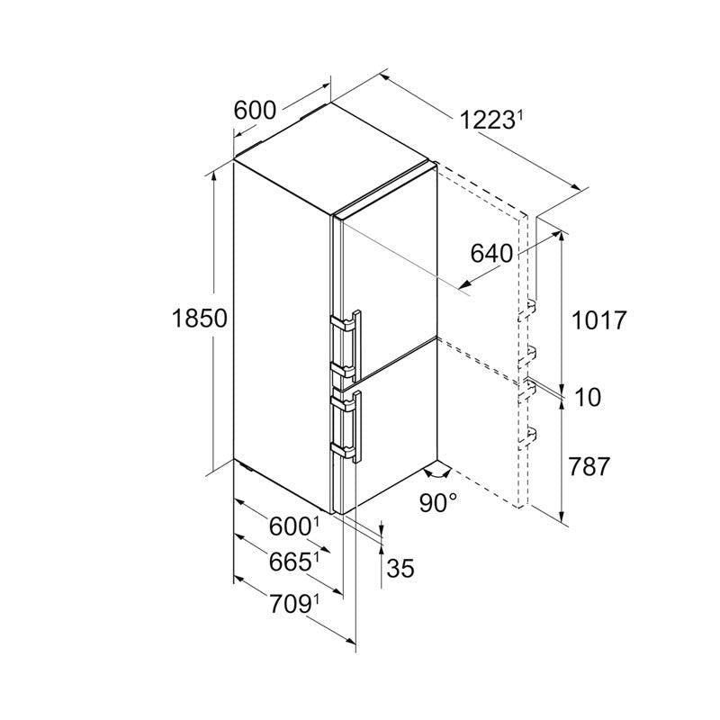 Frigorifero Liebherr CNef 4335 - Brand_Liebherr, Tipologia_Frigorifero - Elettrodomestici a libera installazione - Liebherr