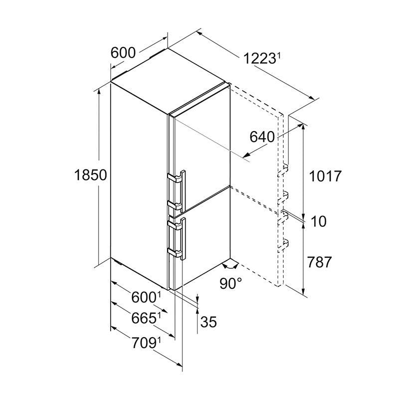 Frigorifero Liebherr CNief 4335 - Brand_Liebherr, Tipologia_Frigorifero - Elettrodomestici a libera installazione - Liebherr