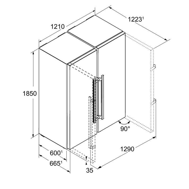 Frigorifero Liebherr SBSbs 8683 - Brand_Liebherr, Tipologia_Frigorifero - Elettrodomestici a libera installazione - Liebherr