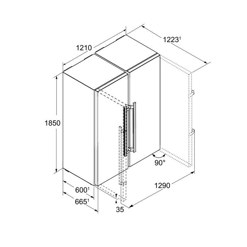 Frigorifero Liebherr SBSes 8773 - Brand_Liebherr, Tipologia_Frigorifero - Elettrodomestici a libera installazione - Liebherr