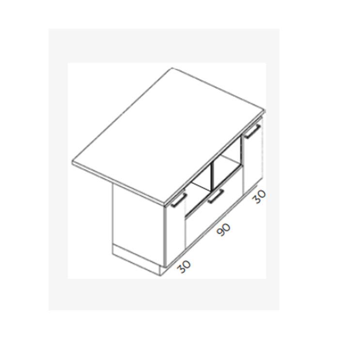 Kitchen Etienne 330 + 120 + 150 by Arredamento Italia - Netcucine, Stile_Moderno, Tipologia_Cucina con isola, Tipologia_Cucina lineare con armadiatura a colonne - Cucine - Arredamento Italia