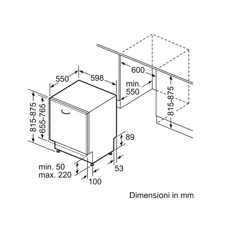 Lavastoviglie Siemens iQ500 SN85Z800BE - Brand_Siemens, Tipologia_Lavastoviglie - Elettrodomestici da incasso - Siemens
