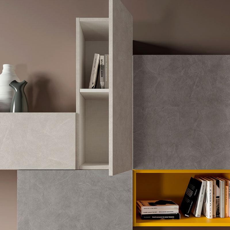 Living Grey Block by Arredamento Italia - Santalucia, Tipologia_Parete giorno - Living - Arredamento Italia