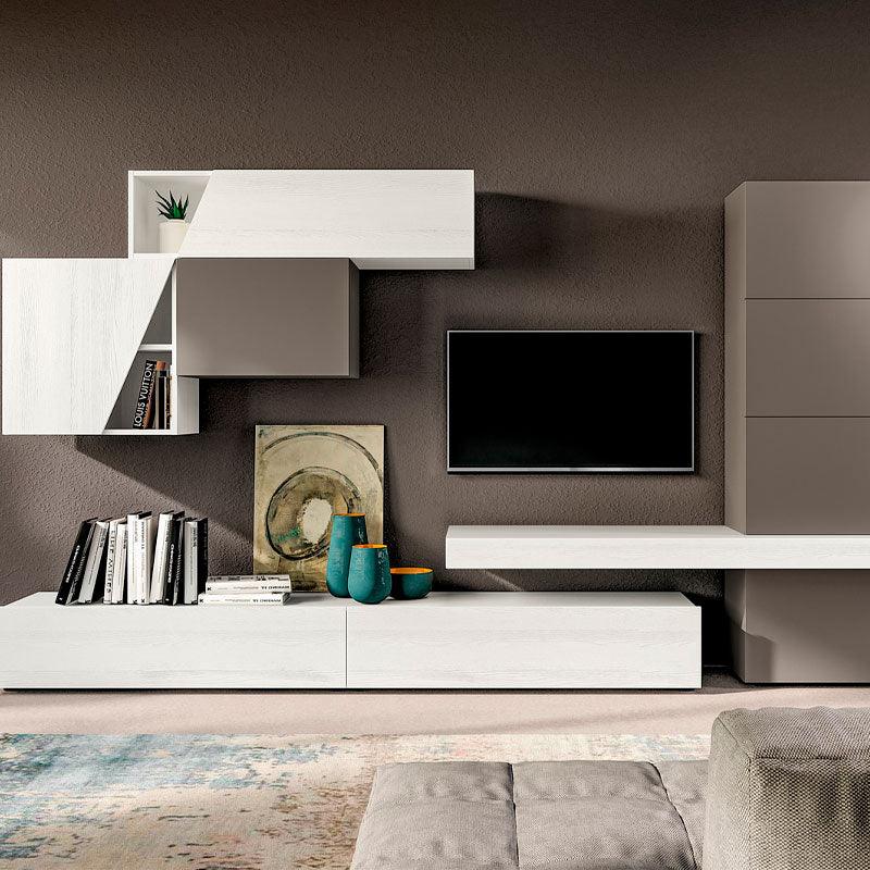 Living Oblique by Arredamento Italia - Santalucia, Tipologia_Parete giorno - Living - Arredamento Italia