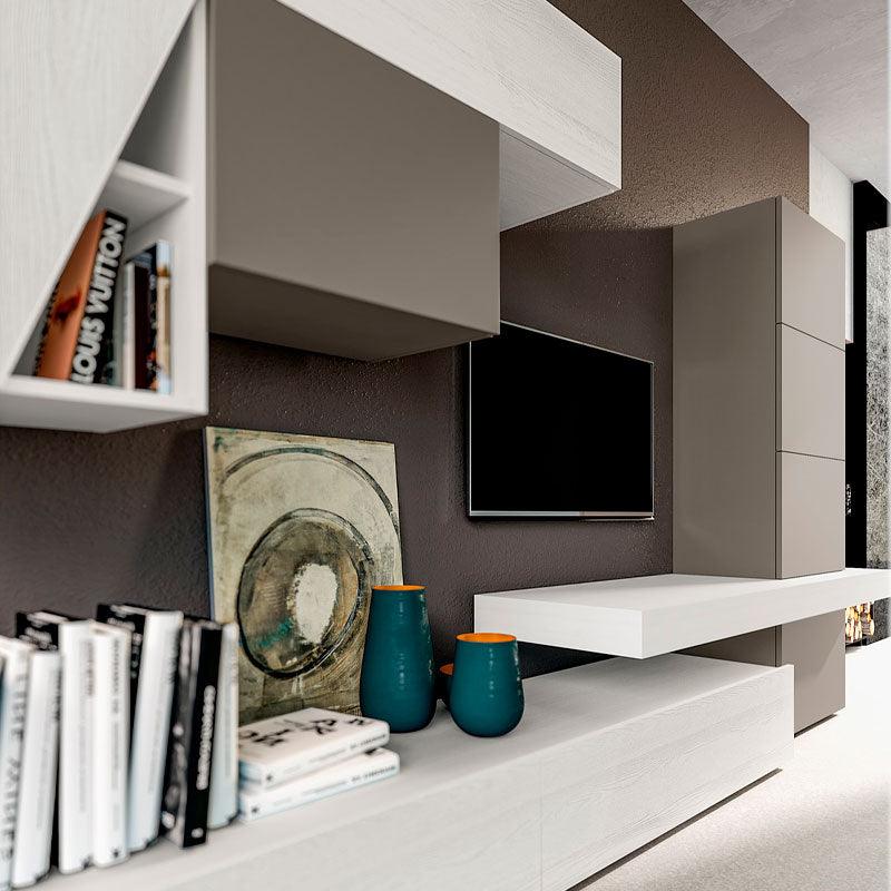 Living Oblique by Arredamento Italia - Santalucia, Tipologia_Parete giorno - Living - Arredamento Italia