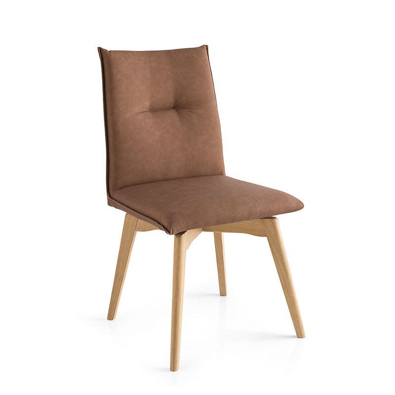 Sedia Manuel Brown - Caratteristiche_Imbottito, Connubia, Legno, Quantitàminima_Minimo 2 - Sedie - Mobilmarket