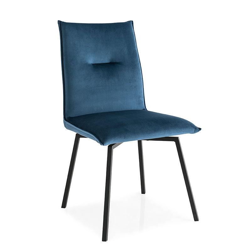 Sedia Manuel Blue - Caratteristiche_Imbottito, Connubia, Metallo, Quantitàminima_Singolo - Sedie - Mobilmarket