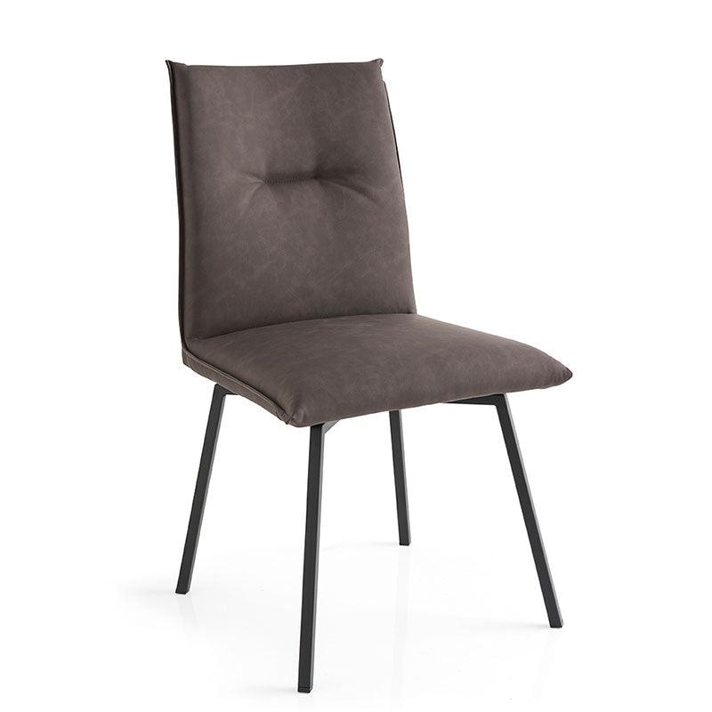 Sedia Manuel Smoke - Caratteristiche_Imbottito, Connubia, Metallo, Quantitàminima_Singolo - Sedie - Mobilmarket