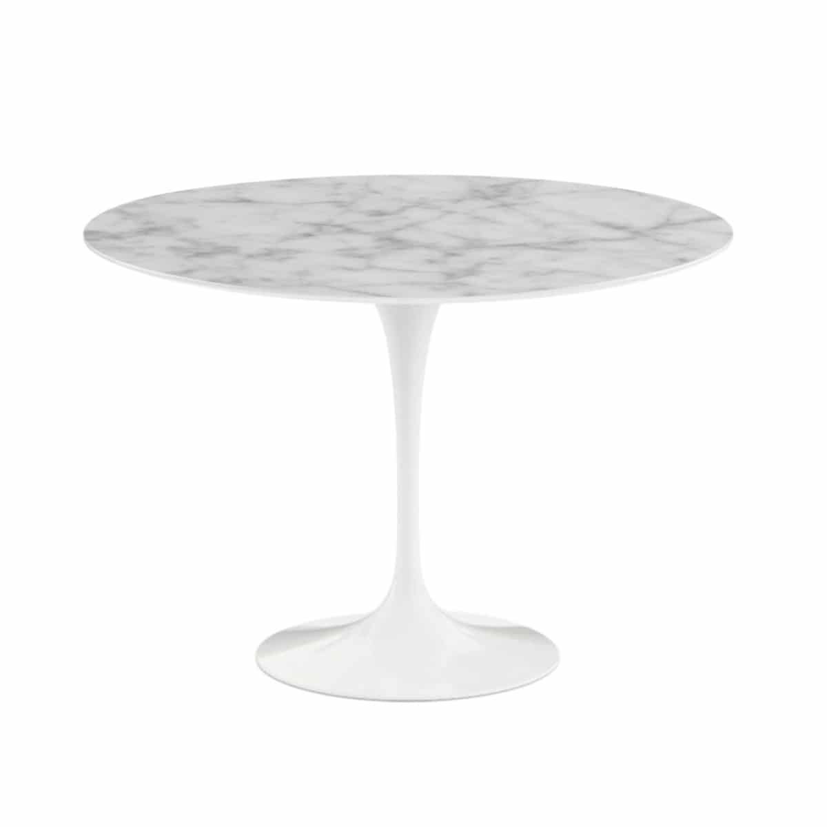 Tavolo Saarinen tondo Marmo Carrara - Caratteristiche_Non allungabile, CTS, knoll, Tondo - Tavoli - Mobilmarket