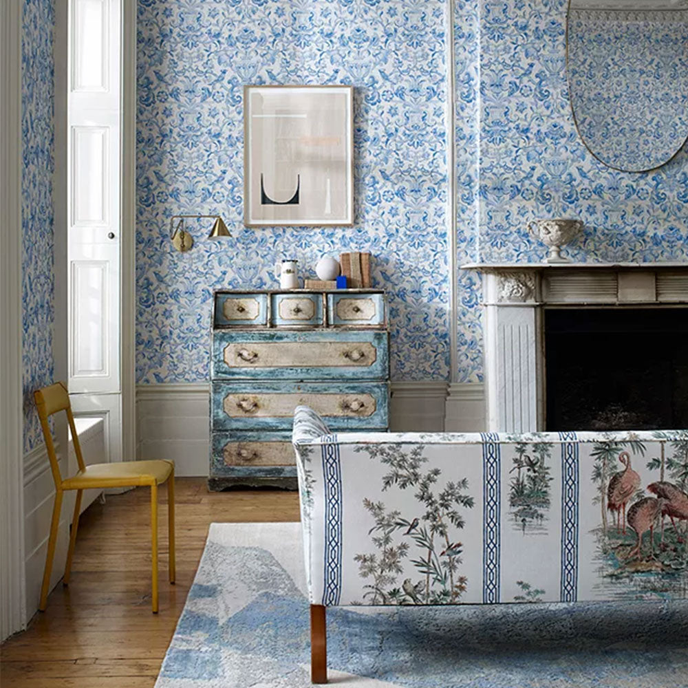 Carta da parati Zoffany Pompadour Print