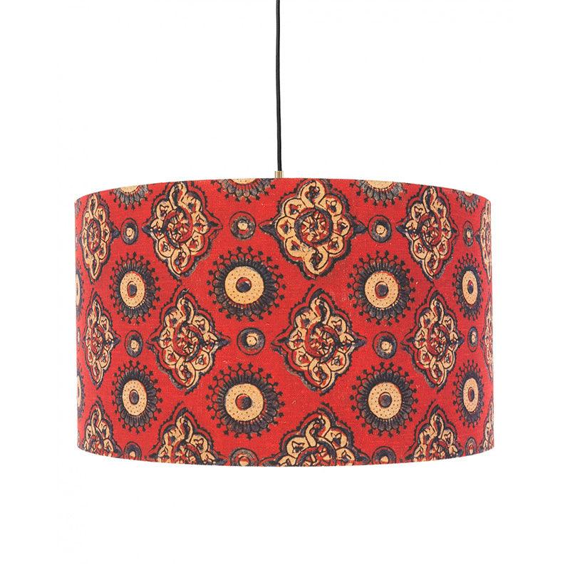 Lampada Mindthegap Ajrak red - Brand_Mindthegap, Fantasia_Geometrica, Tipologia_A sospensione - Lampade da interno - Mindthegap