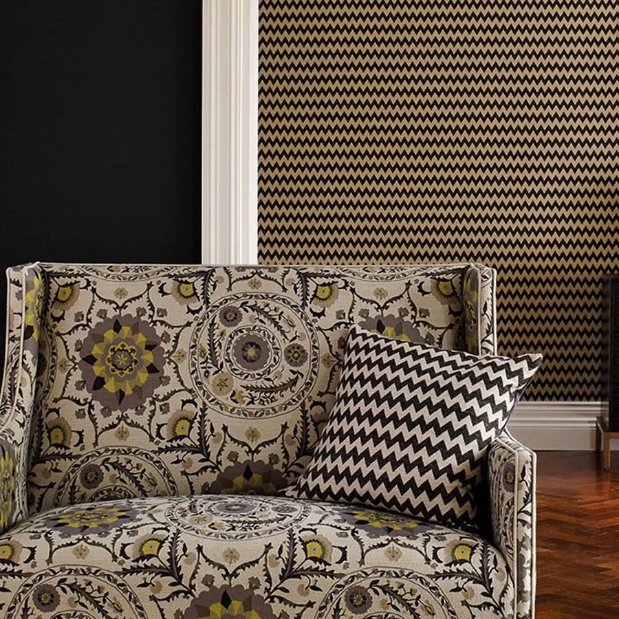 Tessuto Sanderson Anthos - Brand_Sanderson, Fantasia_Geometrica, Uso_Rivestimento cuscini, Uso_Rivestimento poltrone, Uso_Tende - Tessuti - Sanderson