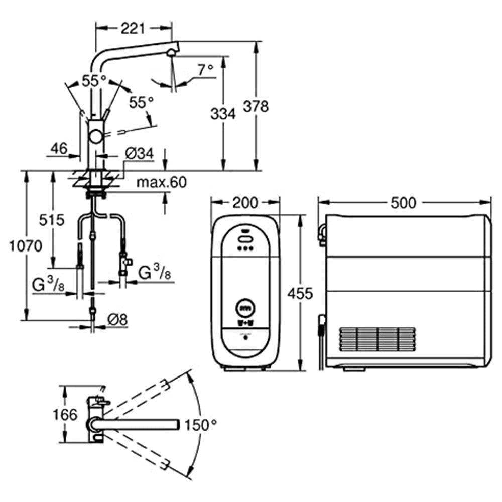 GROHE Blue Home+ Starter Kit - Brand_Grohe, Home+, Tipologia_Miscelatore - Lavelli e miscelatori - Grohe