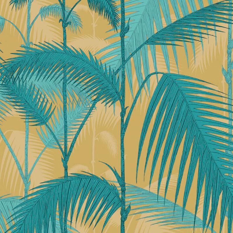 Tessuto Cole & Son Cow Palm Jungle Linen - Brand_Cole&Son, Fantasia_Natura, Uso_Rivestimento cuscini, Uso_Rivestimento poltrone, Uso_Tende - Tessuti - Cole&Son
