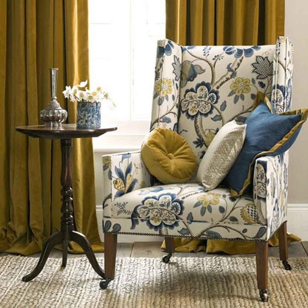 Tessuto Sanderson Roslyn - Brand_Sanderson, Fantasia_Natura, Uso_Rivestimento cuscini, Uso_Rivestimento poltrone, Uso_Tende - Tessuti - Sanderson