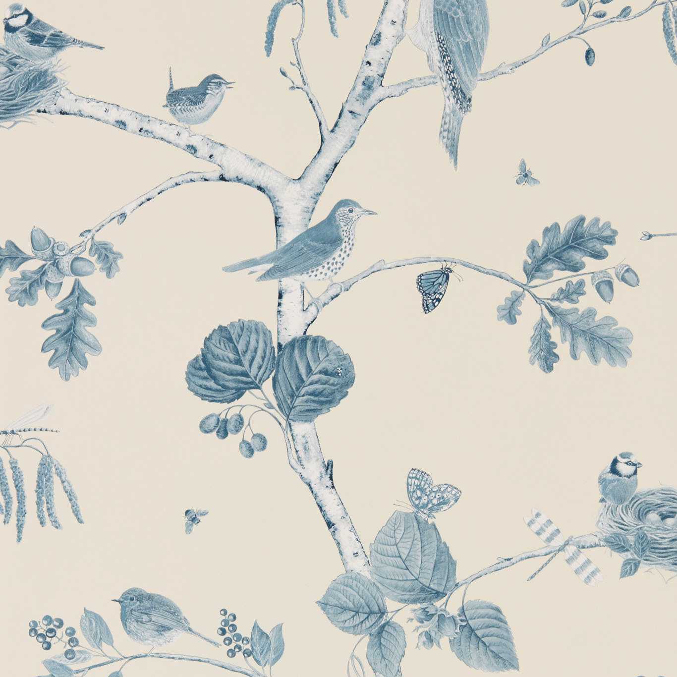 Carta da parati Sanderson Woodland Chorus