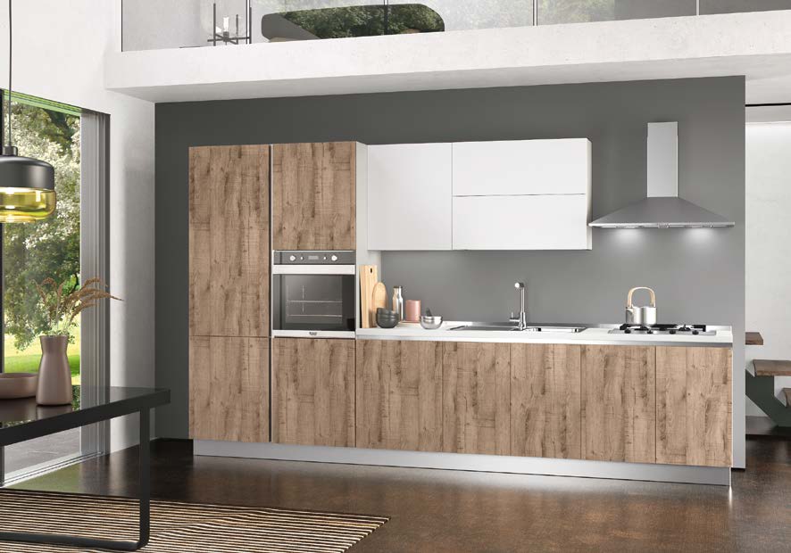 Kitchen Linearea Ambra 363 by Arredamento Italia