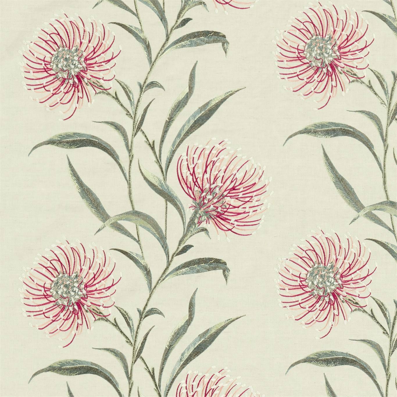 Tessuto Sanderson Catherinae Embroidery - Brand_Sanderson, Fantasia_Natura, Uso_Rivestimento cuscini, Uso_Tende - Tessuti - Sanderson