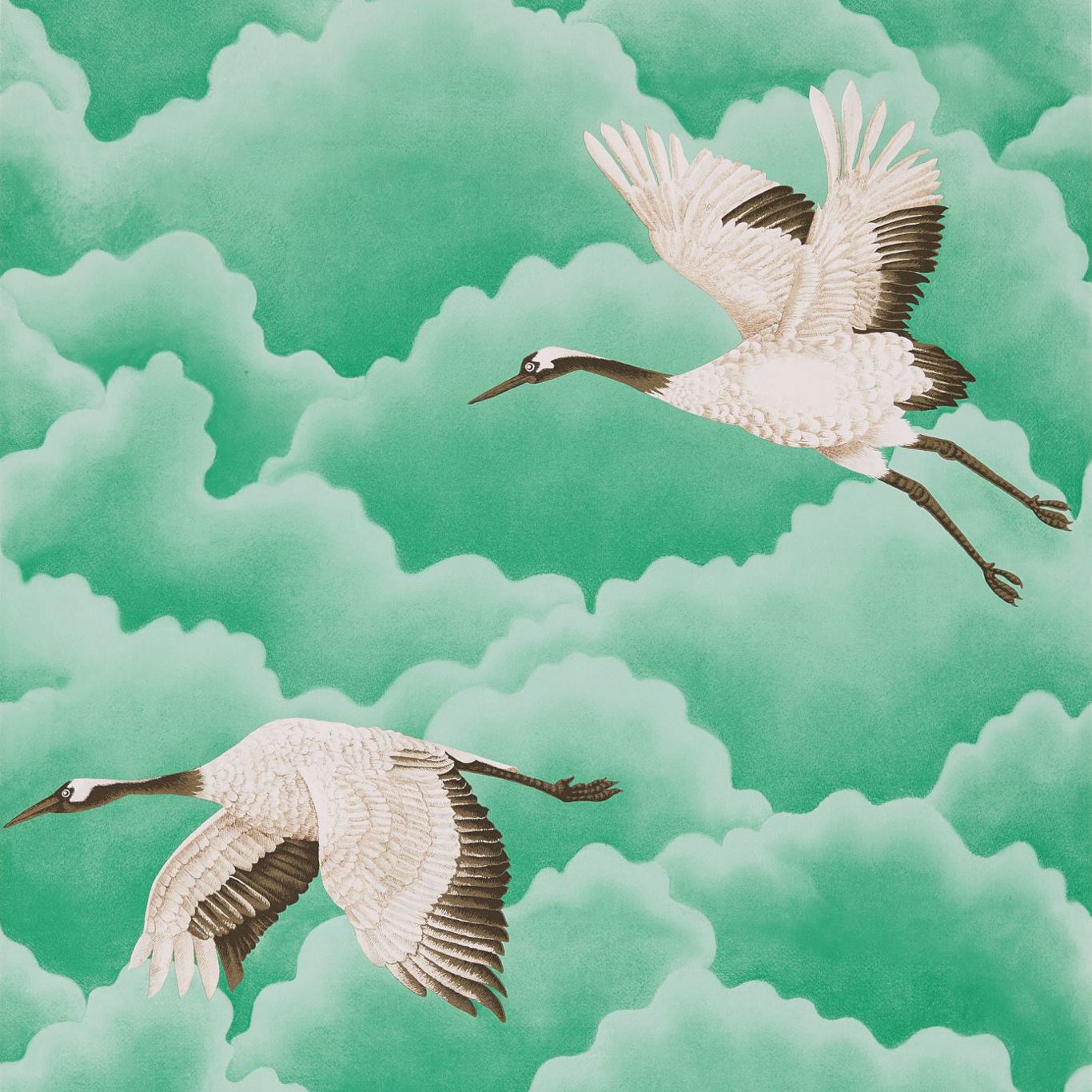 Carta da parati Harlequin Cranes in flight