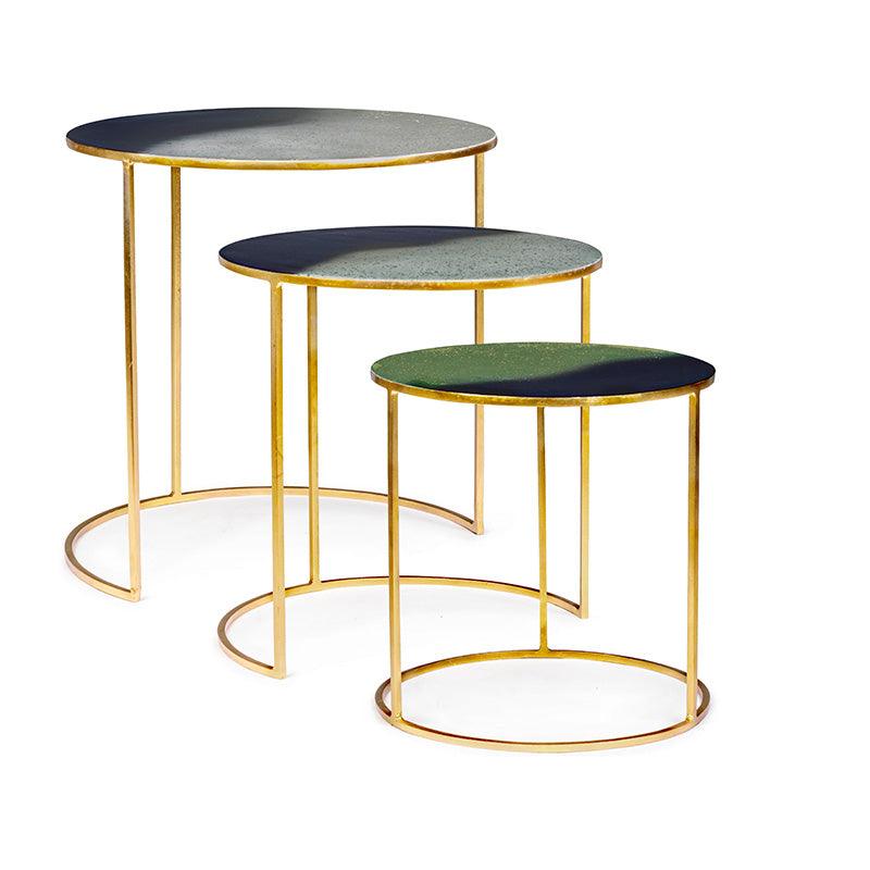 Set di 3 tavolini Maryam - Bizzotto, Forma_Rotondo, Tipologiadiprodotto_Alto - Tavolini e consolle - Mobilmarket