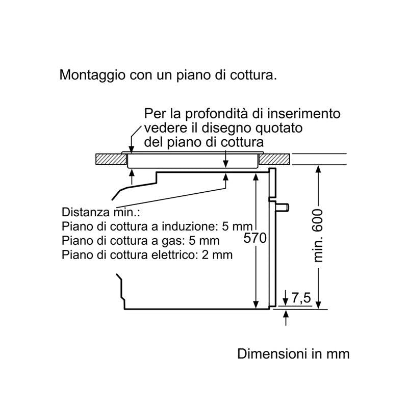 Forno con Steam pirolitico Siemens iQ500 HR478G5B6S - Brand_Siemens, Tipologia_Forno - Elettrodomestici da incasso - Siemens