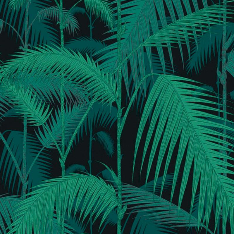 Tessuto Cole & Son Cow Palm Jungle Velvet - Brand_Cole&Son, Fantasia_Natura, Uso_Rivestimento cuscini, Uso_Rivestimento poltrone, Uso_Tende - Tessuti - Cole&Son